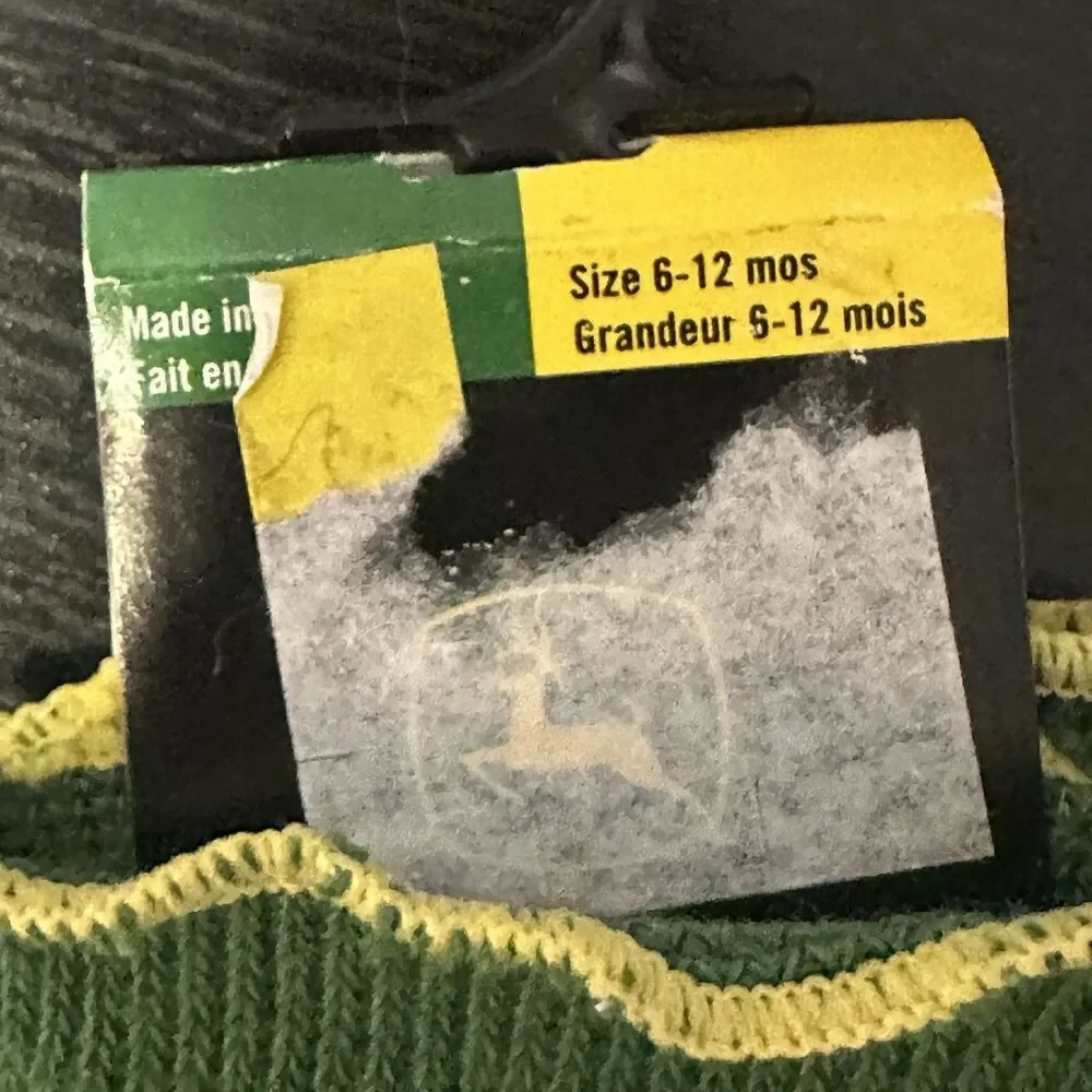 Infant Girls NWT‎ John Deere Tractor Socks Gift 6-12 Months Sunflower Green